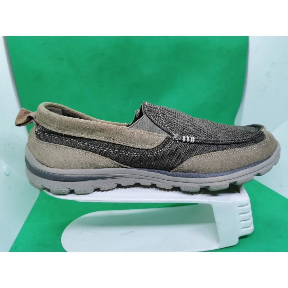Skechers Men's Superior Milford Slip-on Boat Shoes Size 11 WW Extra Wide Fit